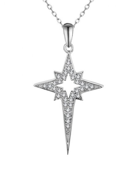NORTH STAR STYLE DIAMOND PENDANT (TP3171)